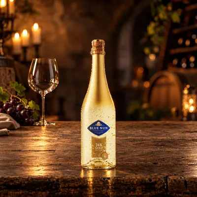 Vino espumoso Blue Nun 24K Gold Edition 750 ml