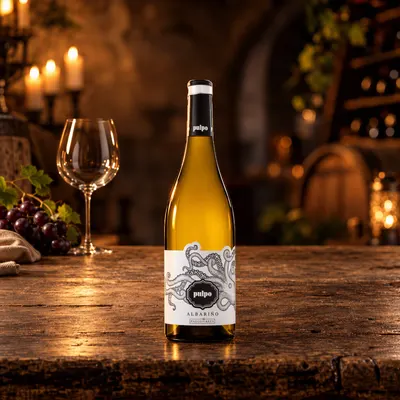 Vino blanco Pulpo Albariño 2024 750 ml