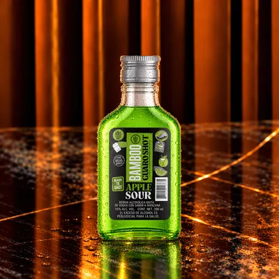 Bamboo Apple Sour guaro shot 125 ml