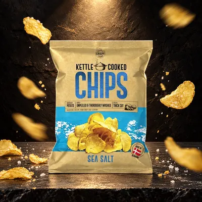 Chips Sea Salt Kettle Cooked 150 g