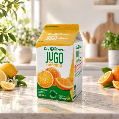 Jugo de Naranja Dos Pinos Cajita 500 ml