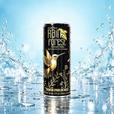 Agua Rain Forest Sparkling Colibrí 355 ml
