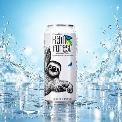 Agua Rain Forest Perezoso 475 ml