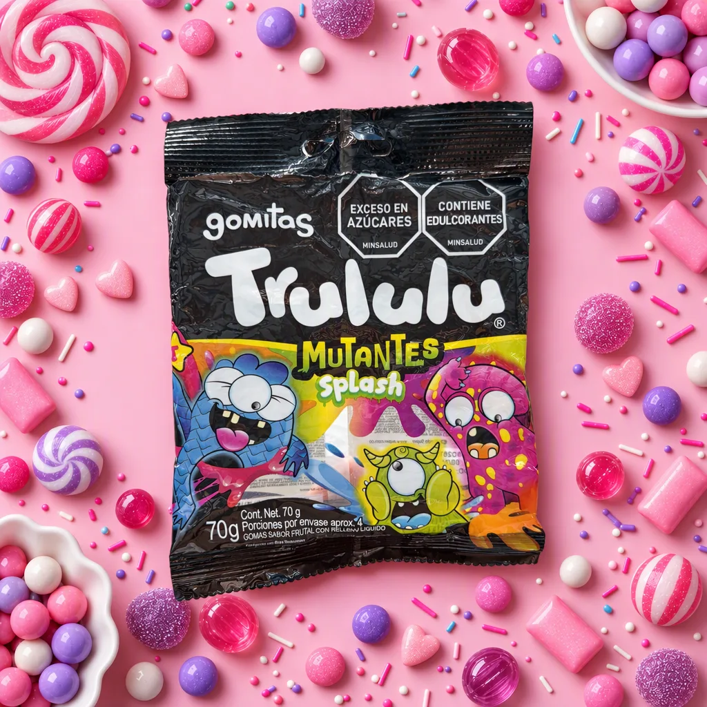 Mutantes Splash, gomitas Trululú 70 g