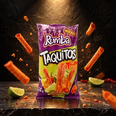 Rumba Taquitos Chile Limón 80 g