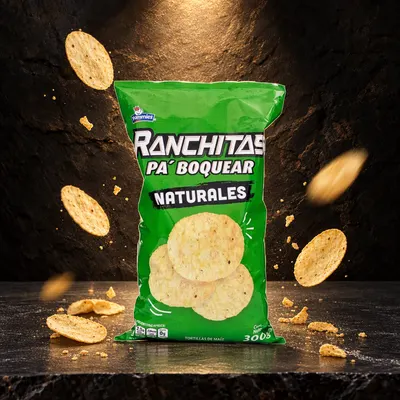 Ranchitas Pa' Boquear Naturales 300 g
