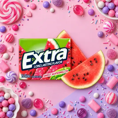 Chicle Extra Sweet Watermelon 2.5 g