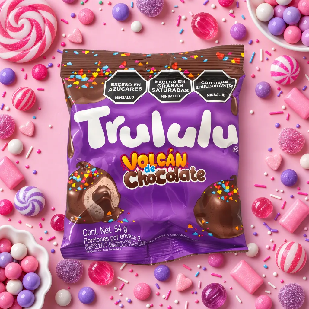 Gomitas Trululú Volcán de Chocolate 70 g