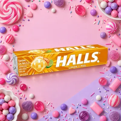Halls Honey Lemon 25.2 g