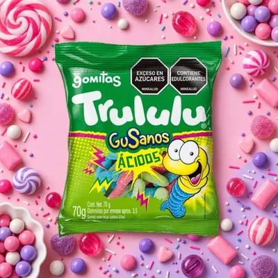 Trululu Gusanos 70 g