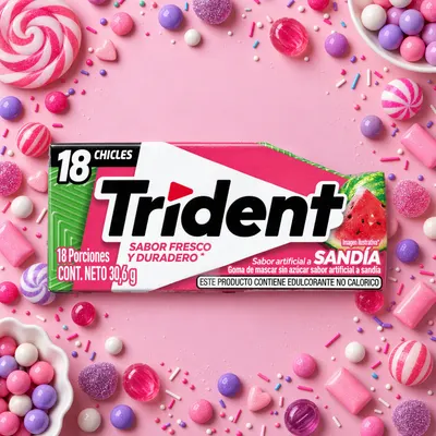 Trident Sandía 18 chicles 30.6 g