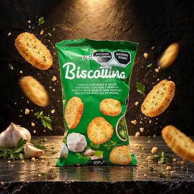 Tostadas con Ajo y Perejil Biscottina Rialto 400 g